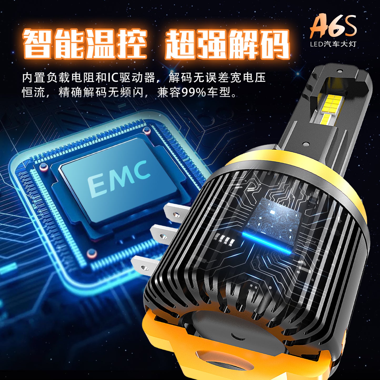 New Style High Bright 12V H15 Golf Headlight